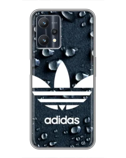 Чехол для Realme 9 Pro с картинкой «Adidas Trefoil Blue» Чехол для Realme 9 Pro с картинкой «Adidas Trefoil Blue»
