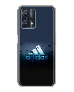 Чехол для Realme 9 Pro с картинкой «Adidas Water Drops»