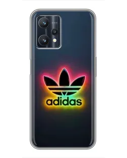 Чехол для Realme 9 Pro с картинкой «Неоновый Adidas»