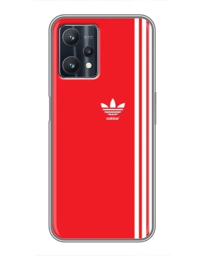 Чехол для Realme 9 Pro с картинкой «Красный минимализм Adidas» Чехол для Realme 9 Pro с картинкой «Красный минимализм Adidas»