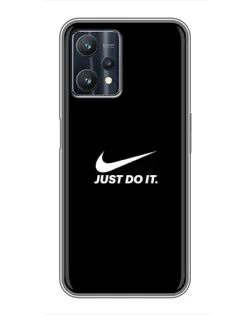 Чехол для Realme 9 Pro с картинкой «Минимализм от Nike»