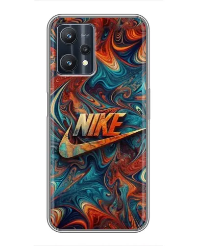 Чехол для Realme 9 Pro с картинкой «Nike в абстракции» Чехол для Realme 9 Pro с картинкой «Nike в абстракции»