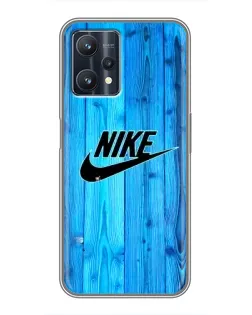 Чехол для Realme 9 Pro с картинкой «Голубое дерево Nike»