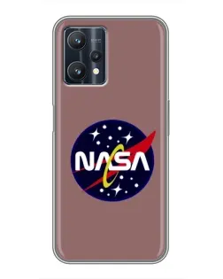 Чохол для Realme 9 Pro з картинкою «NASA — ретро космос» Чохол для Realme 9 Pro з картинкою «NASA — ретро космос»