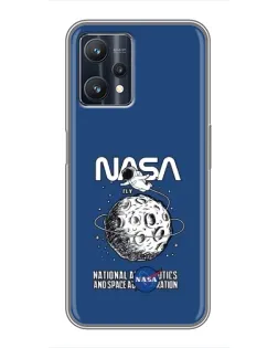 Чохол для Realme 9 Pro з картинкою «NASA — місячна місія» Чохол для Realme 9 Pro з картинкою «NASA — місячна місія»