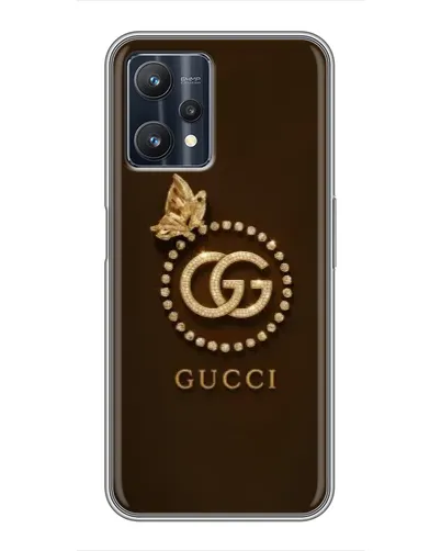 Чехол для Realme 9 Pro с картинкой «Gucci — золотая бабочка» Чехол для Realme 9 Pro с картинкой «Gucci — золотая бабочка»