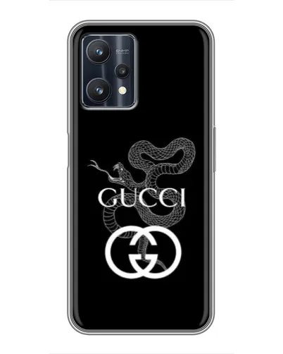 Чехол для Realme 9 Pro с картинкой «Gucci — серебряная змея» Чехол для Realme 9 Pro с картинкой «Gucci — серебряная змея»
