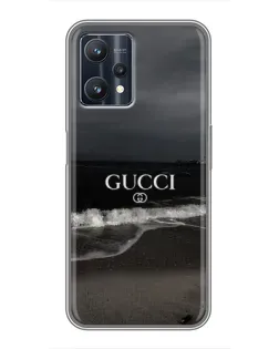 Чехол для Realme 9 Pro с картинкой «Gucci — морской прибой»