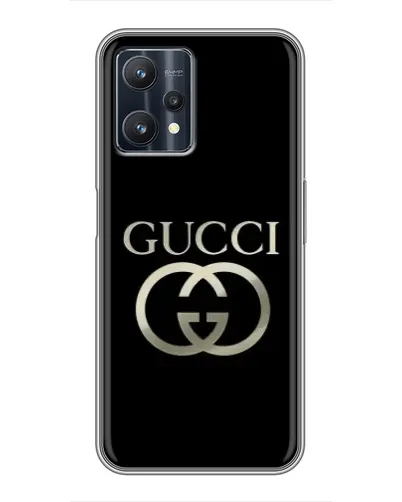 Чохол для Realme 9 Pro з картинкою «Gucci — золото на чорному» Чохол для Realme 9 Pro з картинкою «Gucci — золото на чорному»