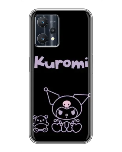 Чехол для Realme 9 Pro с картинкой «Kuromi — черный минимализм» Чехол для Realme 9 Pro с картинкой «Kuromi — черный минимализм»