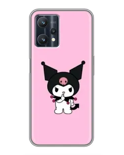 Чехол для Realme 9 Pro с картинкой «Kuromi — розовая нежность» Чехол для Realme 9 Pro с картинкой «Kuromi — розовая нежность»