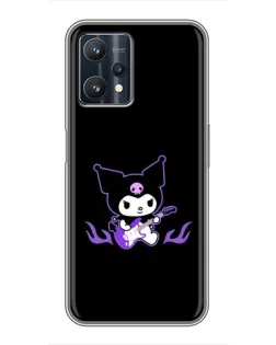 Чехол для Realme 9 Pro с картинкой «Электрическая Kuromi» Чехол для Realme 9 Pro с картинкой «Электрическая Kuromi»