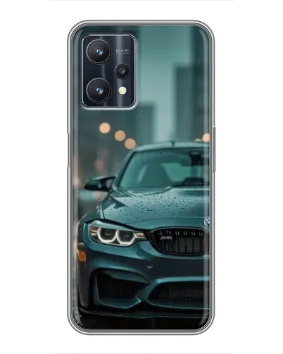Чехол для Realme 9 Pro с картинкой «BMW в огнях города» Чехол для Realme 9 Pro с картинкой «BMW в огнях города»