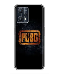 Чохол для Realme 9 Pro з картинкою «PUBG — золотий логотип»