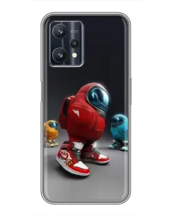 Чохол для Realme 9 Pro з картинкою «Among Us — 3D стиль»