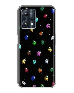 Чохол для Realme 9 Pro з картинкою «Екіпаж Among Us»