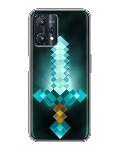 Чохол для Realme 9 Pro з картинкою «Алмазний меч неон» Чохол для Realme 9 Pro з картинкою «Алмазний меч неон»