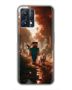 Чохол для Realme 9 Pro з картинкою «Стів у лісі»