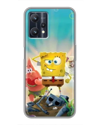 Чохол для Realme 9 Pro з картинкою «Спанч Боб переможець»