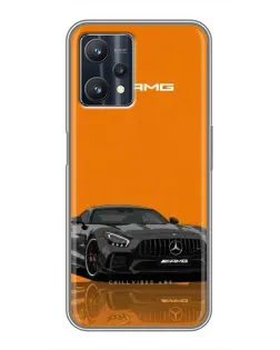 Чехол для Realme 9 Pro с картинкой «Оранжевый Mercedes AMG» Чехол для Realme 9 Pro с картинкой «Оранжевый Mercedes AMG»