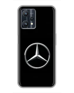 Чехол для Realme 9 Pro с картинкой «Mercedes классический лого» Чехол для Realme 9 Pro с картинкой «Mercedes классический лого»