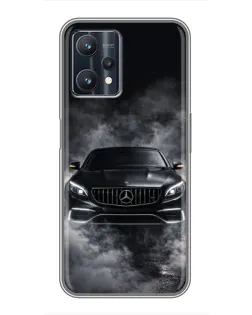 Чехол для Realme 9 Pro с картинкой «Mercedes в дыму» Чехол для Realme 9 Pro с картинкой «Mercedes в дыму»