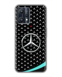Чехол для Realme 9 Pro с картинкой «Mercedes — бирюзовый акцент» Чехол для Realme 9 Pro с картинкой «Mercedes — бирюзовый акцент»