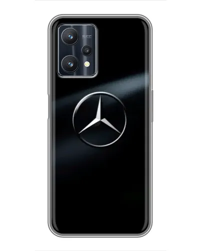 Чехол для Realme 9 Pro с картинкой «Mercedes на металле» Чехол для Realme 9 Pro с картинкой «Mercedes на металле»