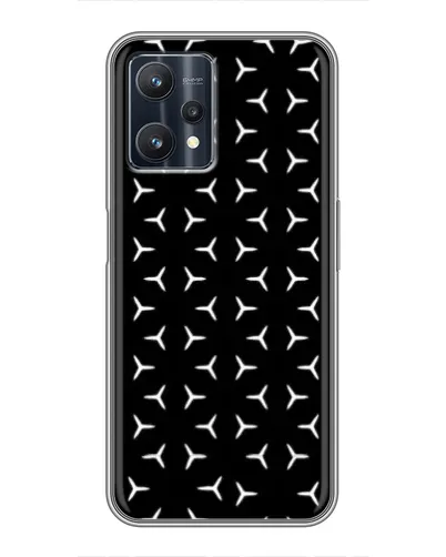 Чехол для Realme 9 Pro с картинкой «Mercedes паттерн звезд» Чехол для Realme 9 Pro с картинкой «Mercedes паттерн звезд»