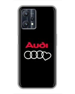 Чехол для Realme 9 Pro с картинкой «Логотип Audi Heart» Чехол для Realme 9 Pro с картинкой «Логотип Audi Heart»