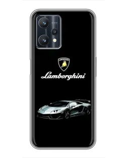 Чохол для Realme 9 Pro з картинкою «Логотип Lamborghini класика»