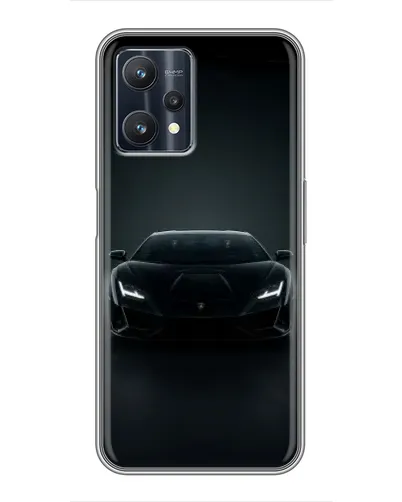 Чохол для Realme 9 Pro з картинкою «Чорний Lamborghini Aventador» Чохол для Realme 9 Pro з картинкою «Чорний Lamborghini Aventador»