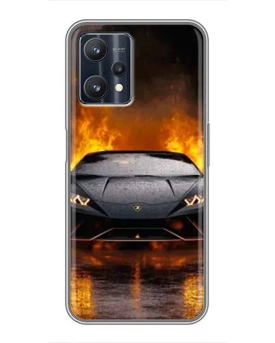 Чохол для Realme 9 Pro з картинкою «Lamborghini у вогні» Чохол для Realme 9 Pro з картинкою «Lamborghini у вогні»
