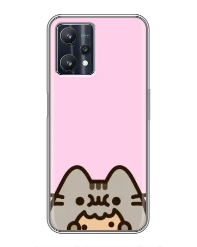 Чохол для Realme 9 Pro з картинкою «Pusheen та печиво» Чохол для Realme 9 Pro з картинкою «Pusheen та печиво»