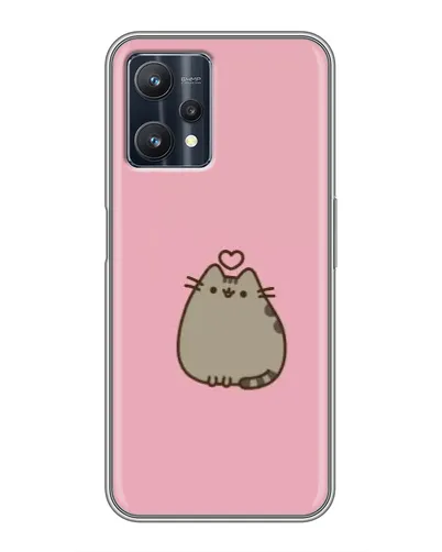 Чохол для Realme 9 Pro з картинкою «Pusheen серце» Чохол для Realme 9 Pro з картинкою «Pusheen серце»