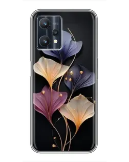 Чехол для Realme 9 Pro с картинкой «Лиловые цветы грации»