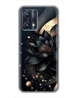 Чехол для Realme 9 Pro с картинкой «Черный лотос»