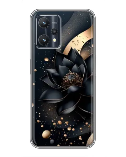 Чехол для Realme 9 Pro с картинкой «Черный лотос»