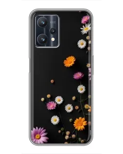 Чехол для Realme 9 Pro с картинкой «Цветочная композиция»