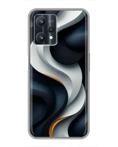 Чохол для Realme 9 Pro з картинкою «Об'ємні чорно-білі стрічки» Чохол для Realme 9 Pro з картинкою «Об'ємні чорно-білі стрічки»