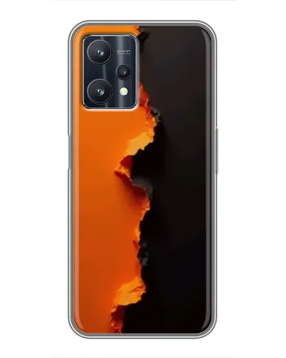 Чохол для Realme 9 Pro з картинкою «Помаранчевий розлом» Чохол для Realme 9 Pro з картинкою «Помаранчевий розлом»