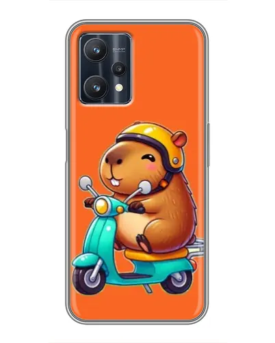 Чехол для Realme 9 Pro с картинкой «Капибара на скутере» Чехол для Realme 9 Pro с картинкой «Капибара на скутере»