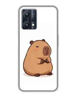 Чехол для Realme 9 Pro с картинкой «Толстенькая капибара»