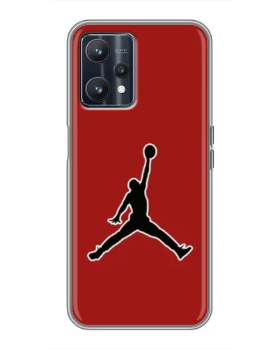 Чохол для Realme 9 з картинкою «Jordan Red Back»