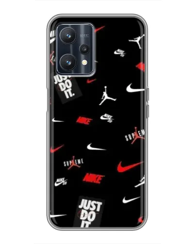 Чохол для Realme 9 з картинкою «Nike Mix Pattern»