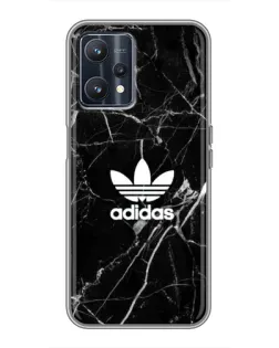 Чохол для Realme 9 з картинкою «Білий мармур Adidas»