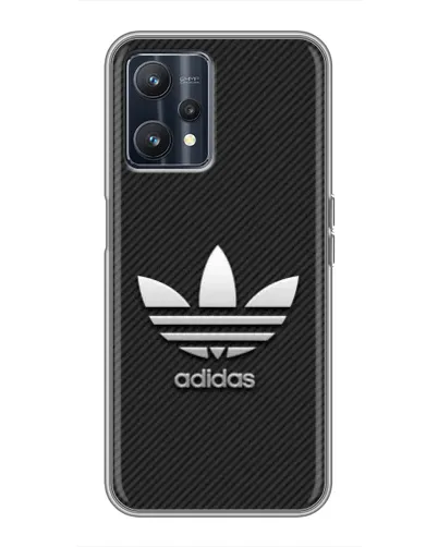 Чохол для Realme 9 з картинкою «Adidas Карбонова текстура» Чохол для Realme 9 з картинкою «Adidas Карбонова текстура»