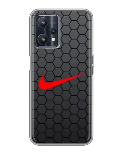 Чохол для Realme 9 з картинкою «Nike — карбонова сітка» Чохол для Realme 9 з картинкою «Nike — карбонова сітка»