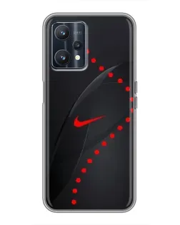 Чохол для Realme 9 з картинкою «Абстрактний дизайн Nike»