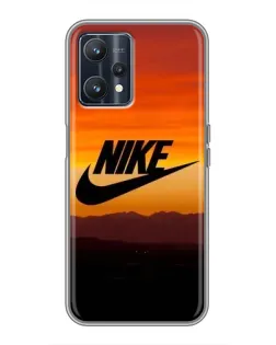 Чохол для Realme 9 з картинкою «Nike — вечірній горизонт»